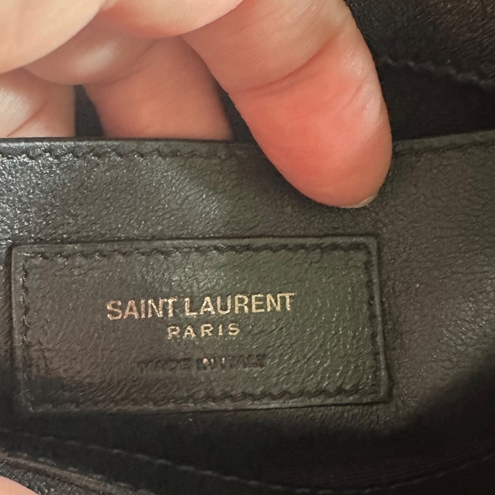 Yves Saint Laurent Black Quilted Leather Chain Shoulder Bag - Picture 4 of 16